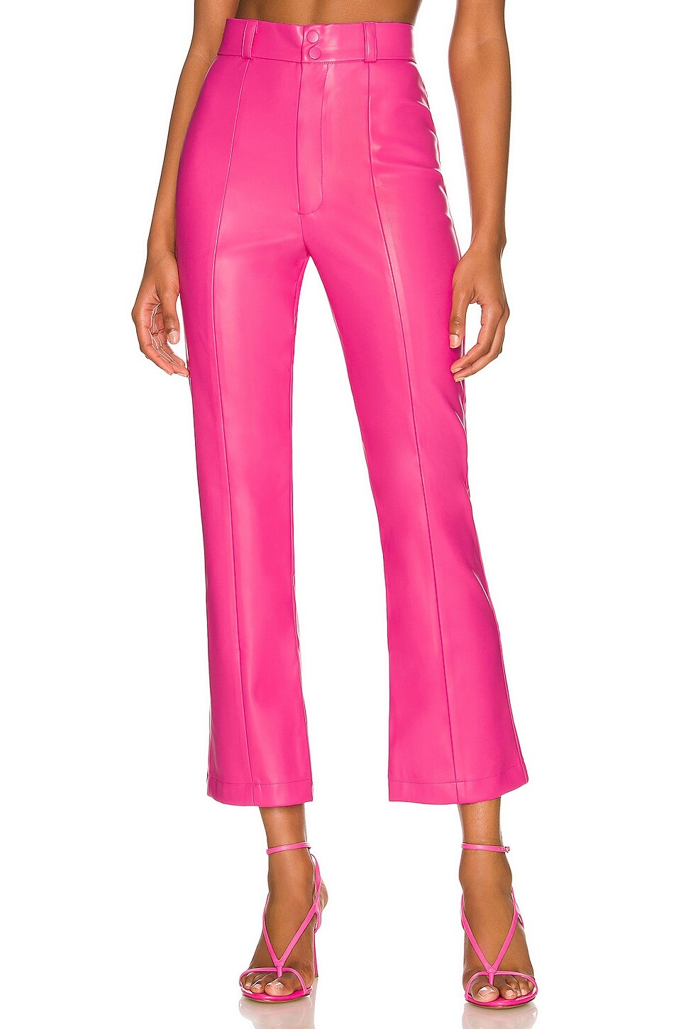 

Брюки Bardot Polly Faux Leather, цвет Hot Pink