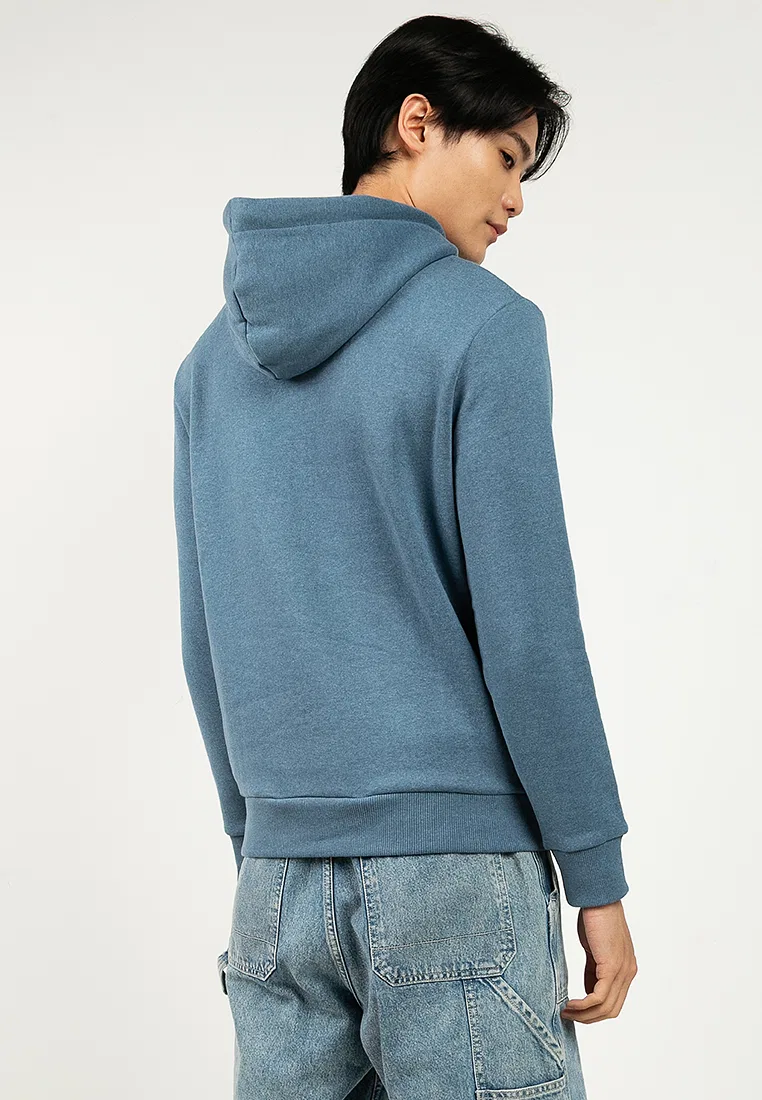 Худи, стандартный крой, Standard Script Superdry, голубой — фото 2