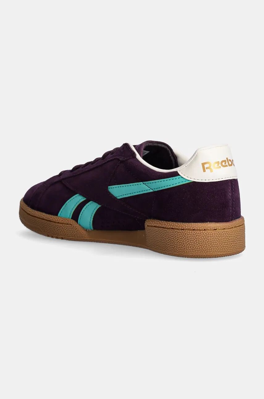 Замшевые кроссовки Reebok Classic Club C Grounds Uk, фиолетовый — фото 4