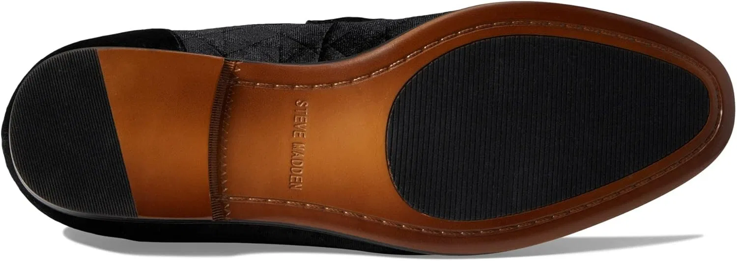 Лоферы с отделкой Steve Madden, Black Velvet — фото 4
