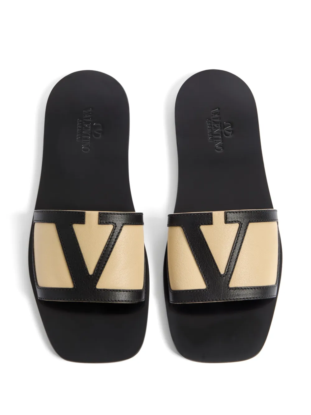 Шлепанцы с логотипом VLogo Signature Valentino Garavani, черный — фото 4