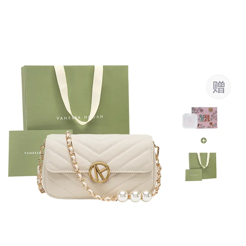 

VANESSA HOGAN Кожаная жемчужная сумка через плечо, Yalan Crossbody Bag+White+Snow Blue Eau De Parfum+Gift Set