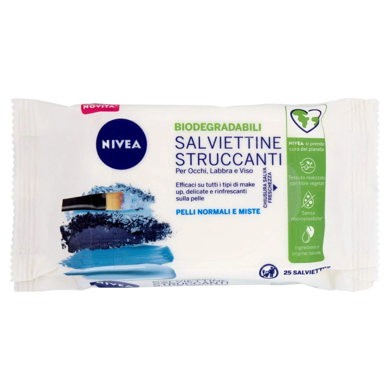 Сыворотка Nivea — Освежающие салфетки 3 в 1 для нормальной и комбинированной кожи