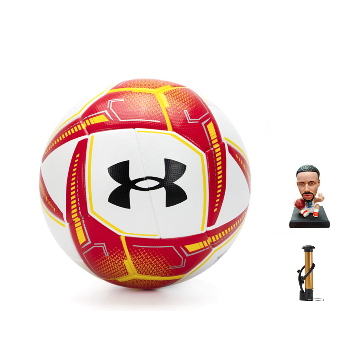 

Under Armour Футбольный мяч размер 5 PU машинной строчки унисекс белый red