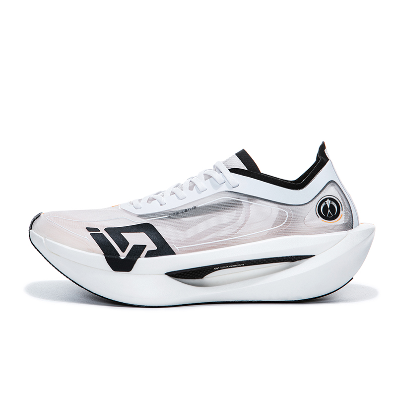 

Erke Кроссовки для бега Yuta Cushioning, износостойкие, с низким верхом и карбоновой пластиной, для повседневного ношения, белые, черные