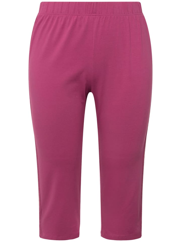 

Леггинсы Ulla Popken Lederhose, цвет fuchsia