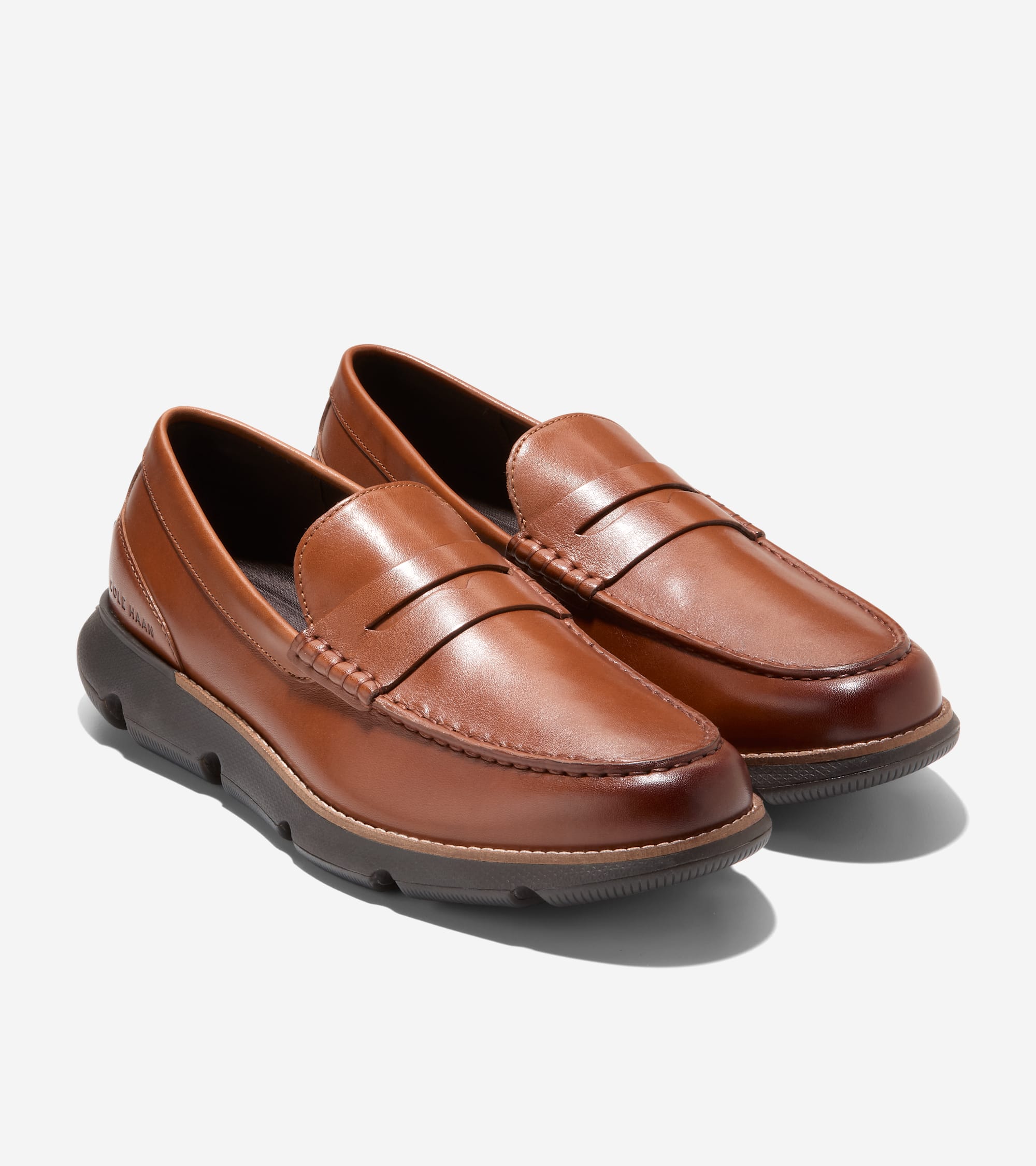 

Cole Haan 4.ZEROGRAND Пенни-лоферы, цвет british tan-chocolate-black