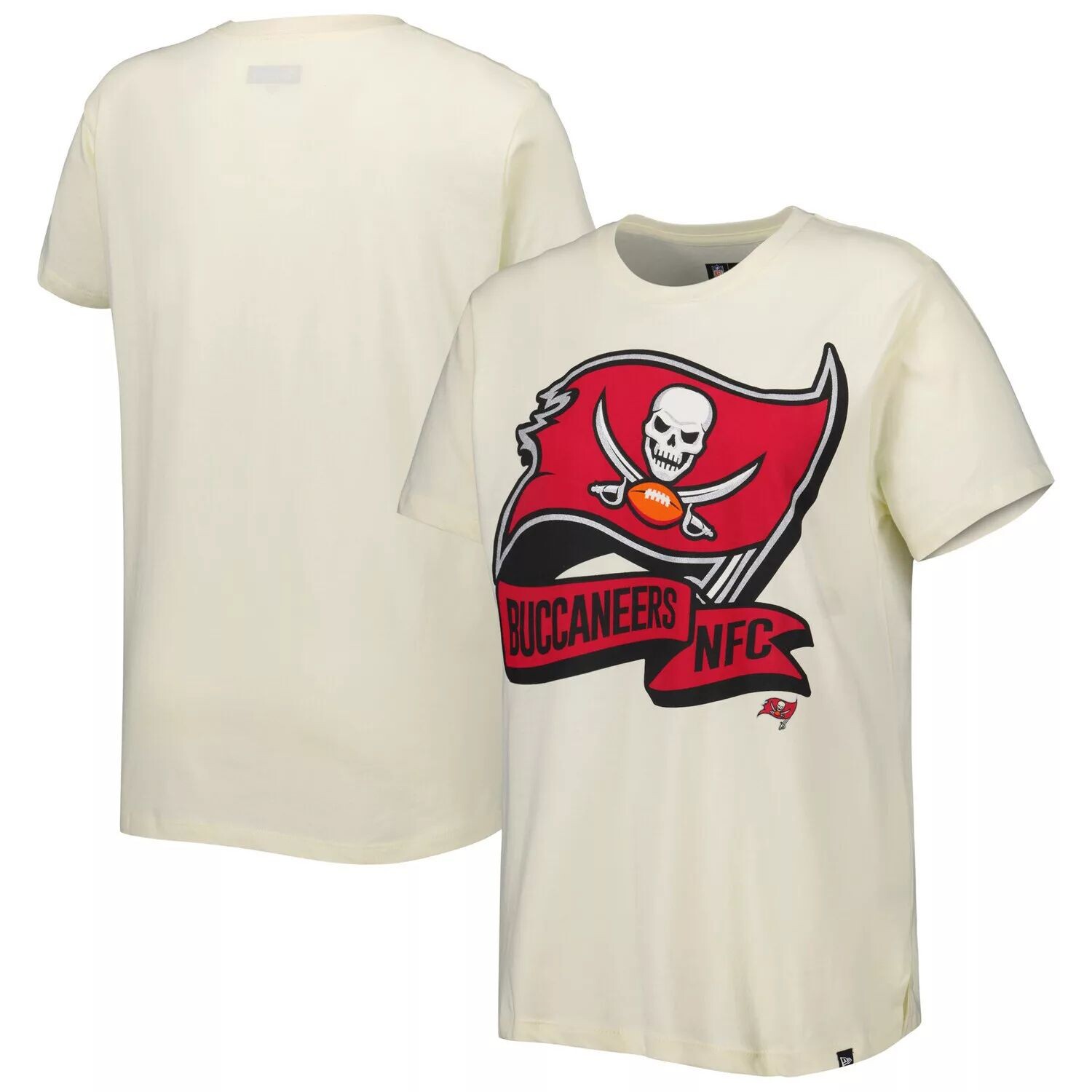 

Женская кремовая футболка New Era Tampa Bay Buccaneers с хромированной боковой линией New Era, Бежевый, Женская кремовая футболка New Era Tampa Bay Buccaneers с хромированной боковой линией New Era