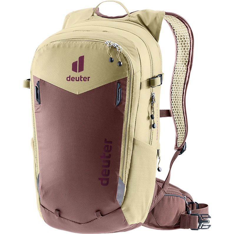 

Женский компактный велосипедный рюкзак 12+3 л Deuter, ashrose-desert