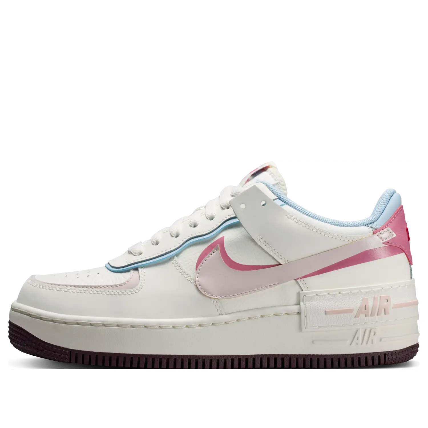 

(WMNS) Nike Air Force 1 Shadow 'White Pink Blue'