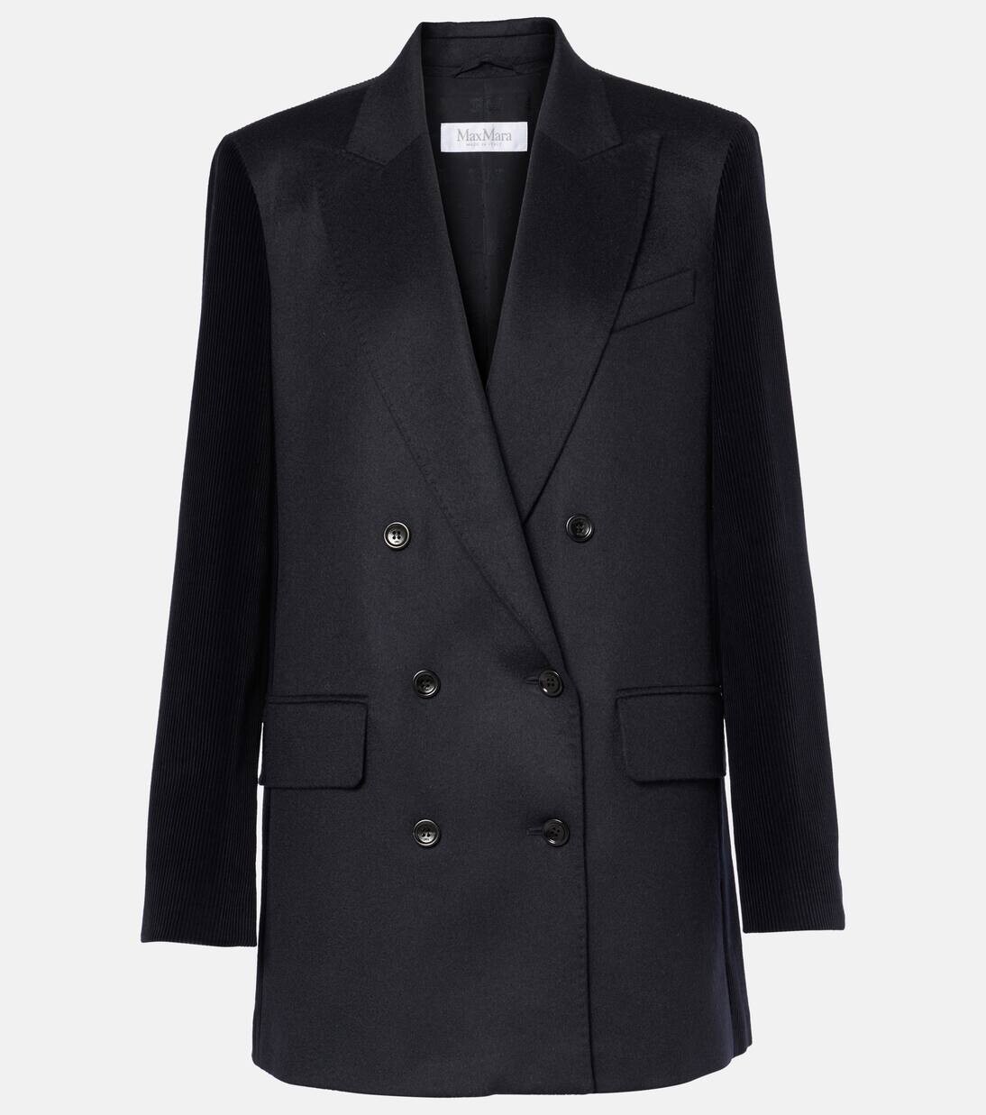 

Блейзер из верблюжьей шерсти Potente Max Mara, цвет blu marino