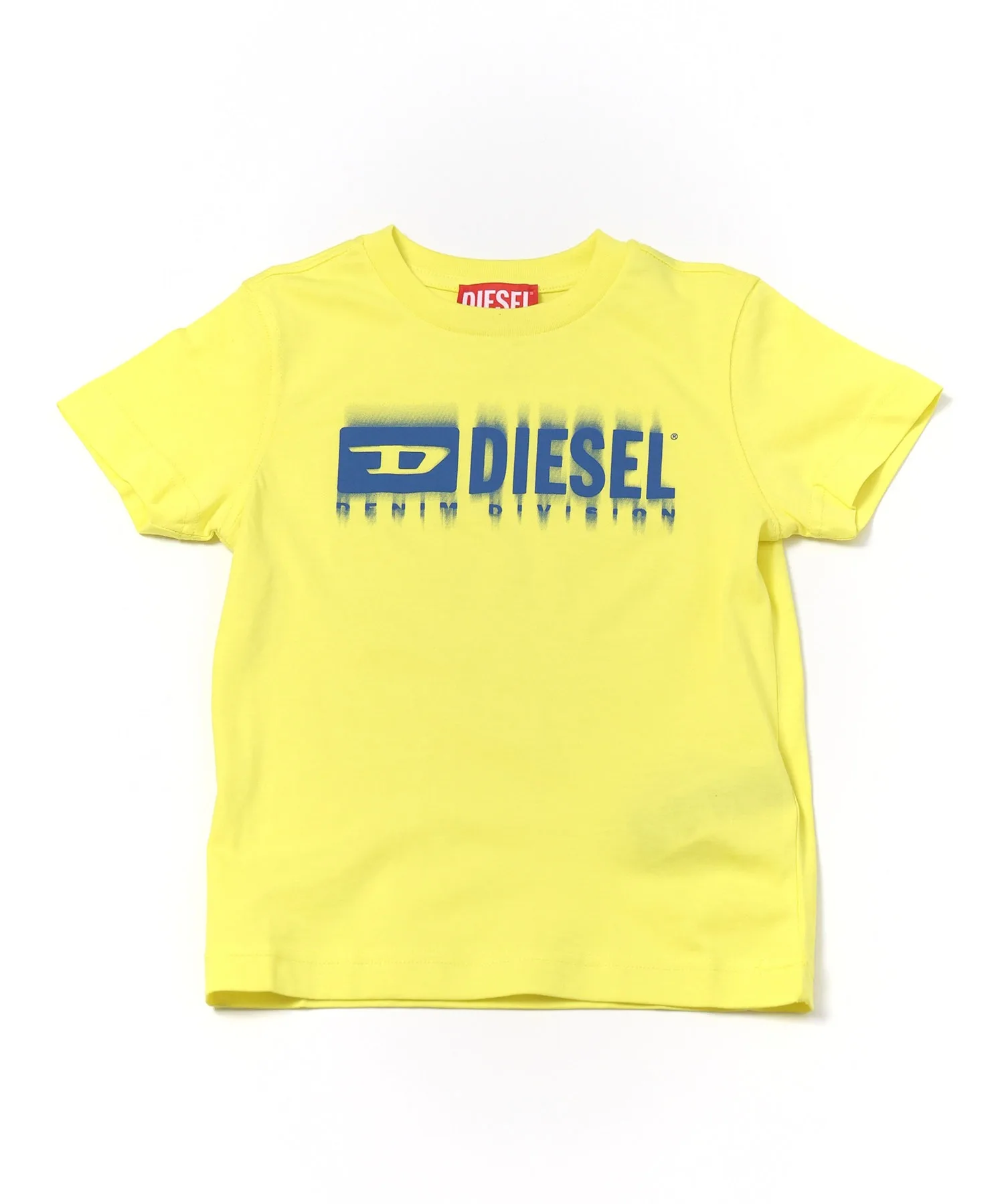 Унисекс футболка с логотипом DIESEL KIDS жёлтая