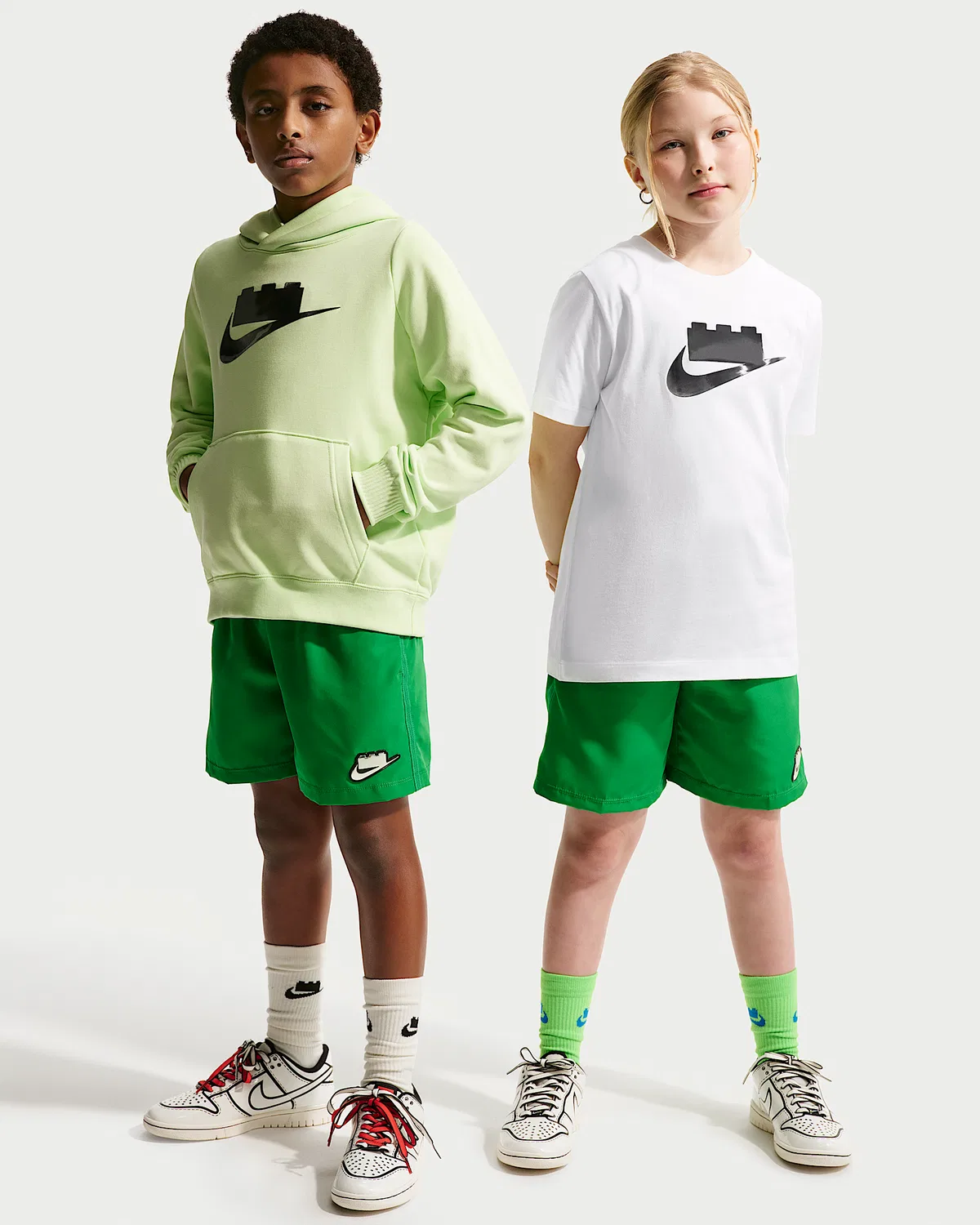 Детские шорты Nike x LEGO® Collection, Lucky Green