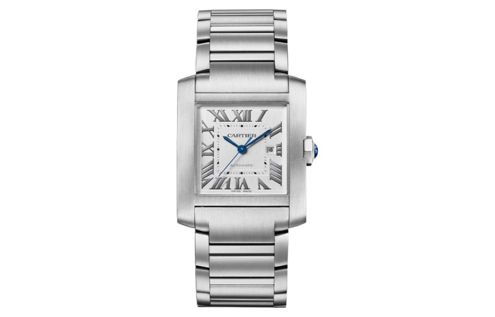 

Cartier Часы Men's TANK DE Watch, Silver White