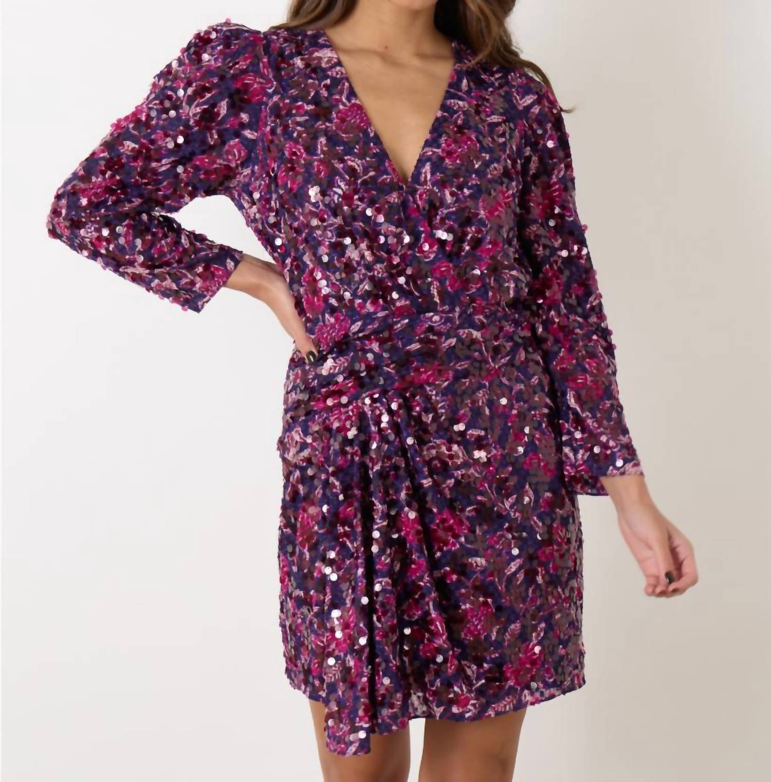 

Платье Sola фиолетового цвета ba&sh