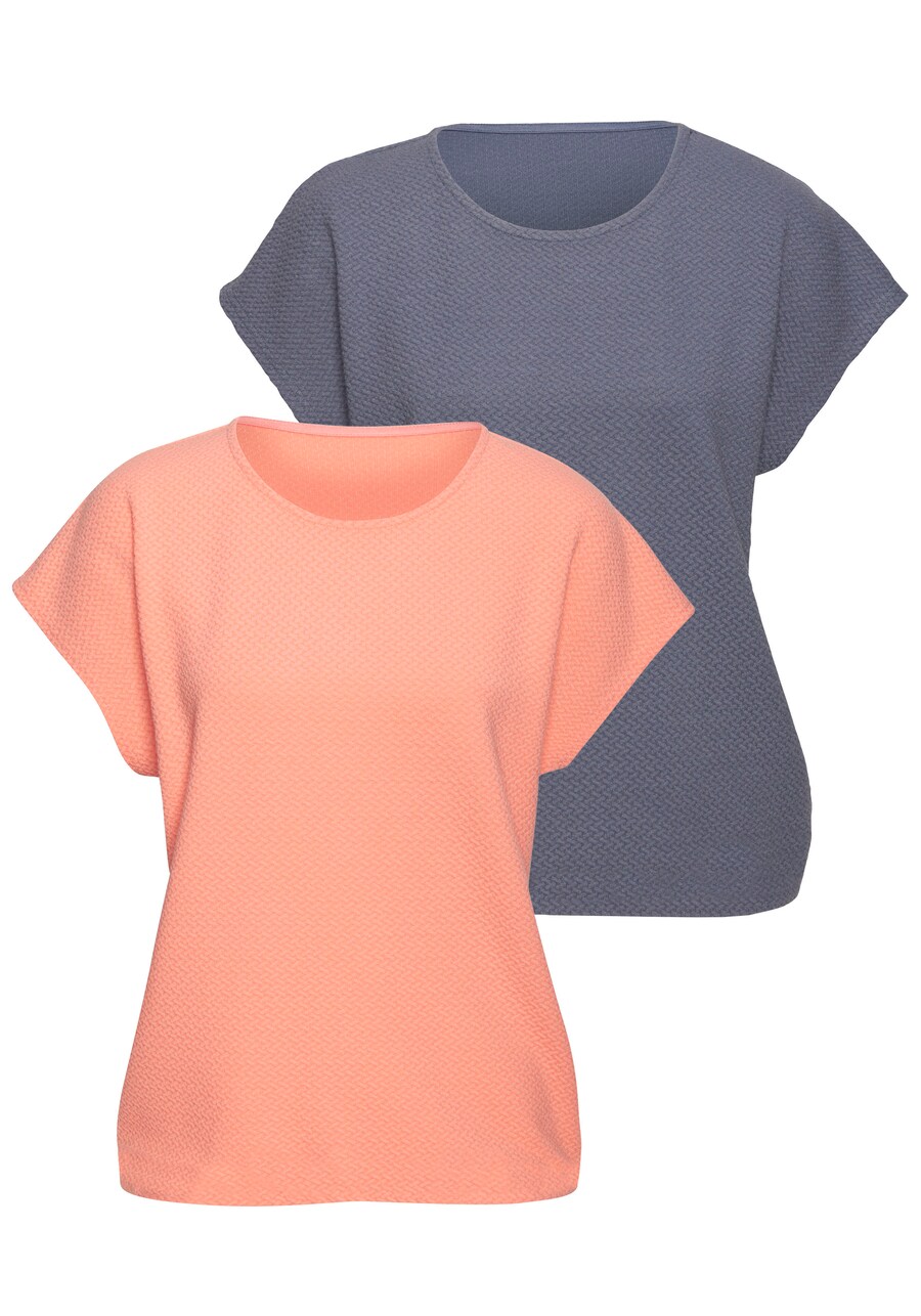 

Рубашка VIVANCE, цвет Smoke blue/Light orange