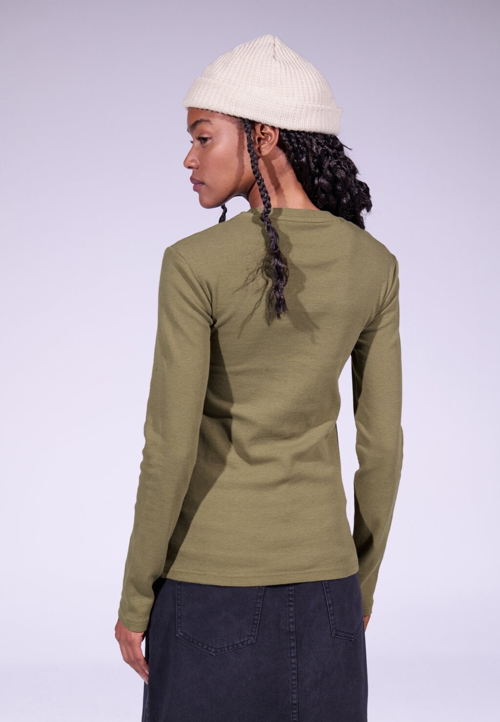 

Топ с длинными рукавами UNISEX YOURTURN, хаки