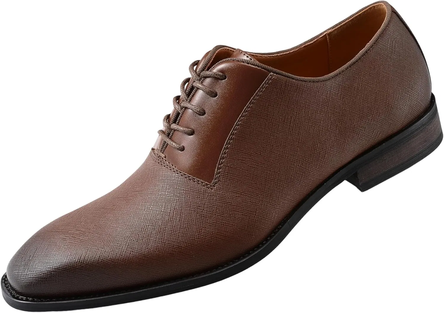 Мужские оксфордские туфли Allthemen: деловые, повседневные, формальные, Brown
