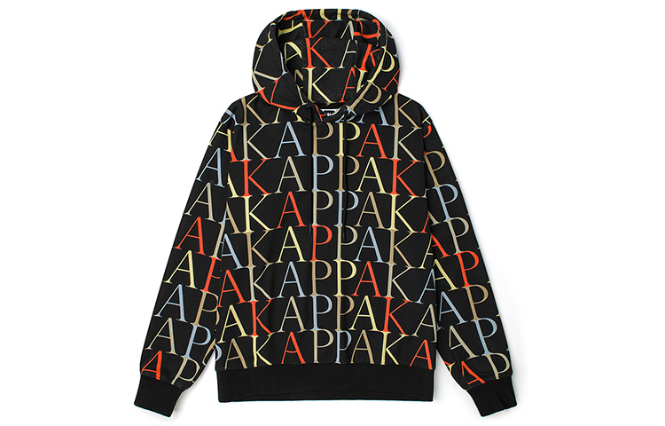 

Kappa Свитшот унисекс минеральная черная-KA02P