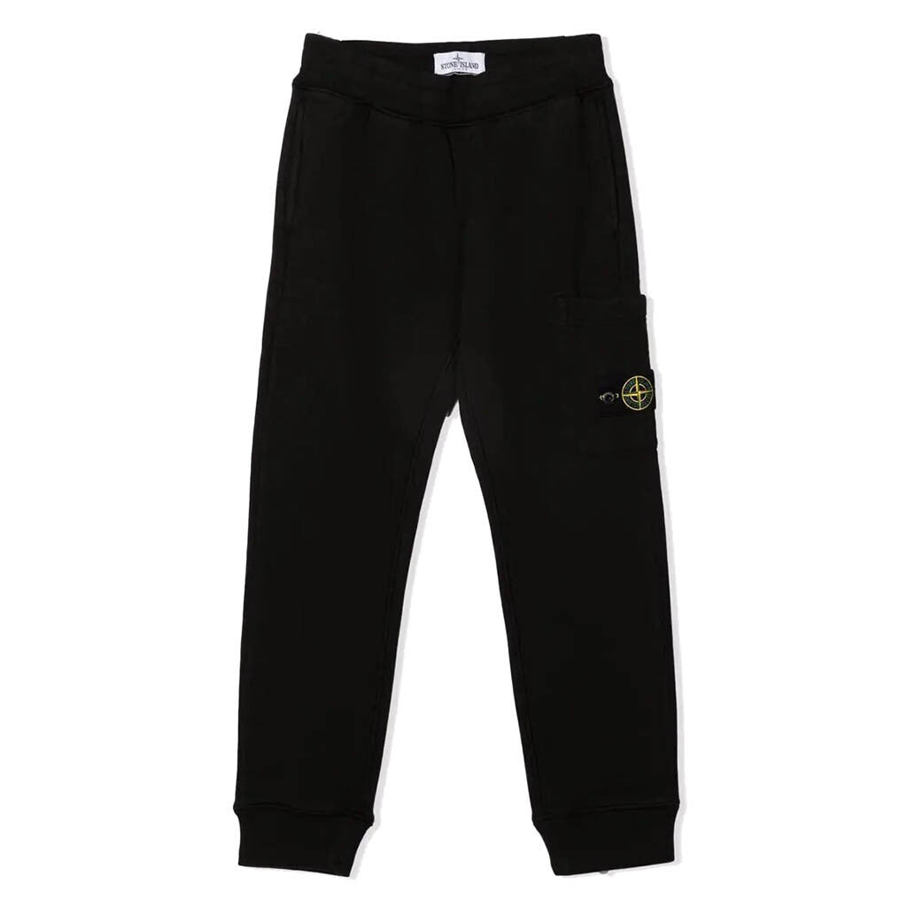 

Черные флисовые брюки Stone Island, черный