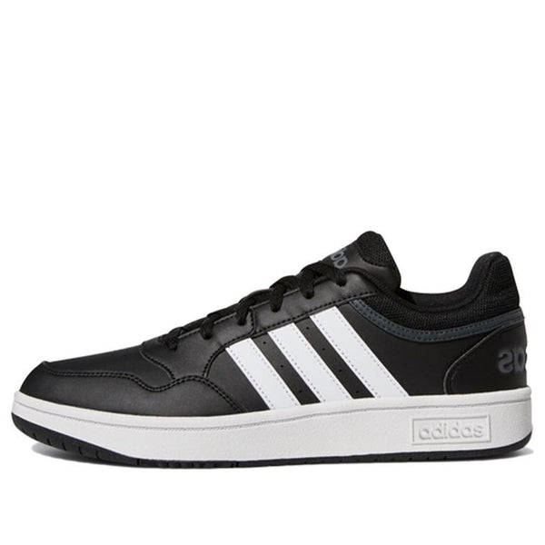 

Кроссовки hoops 3.0 low 'core black grey' Adidas, черный
