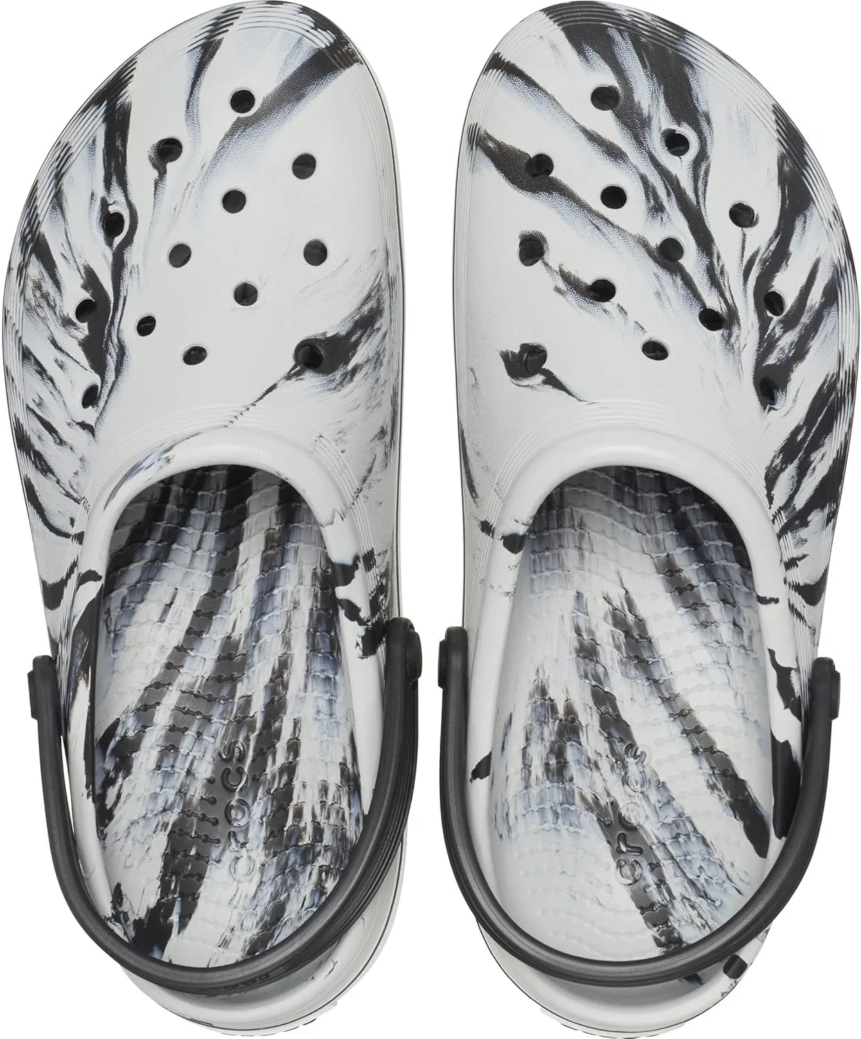 Кроксы Unisex Adult Off Court Clog Crocs, Black White — фото 3