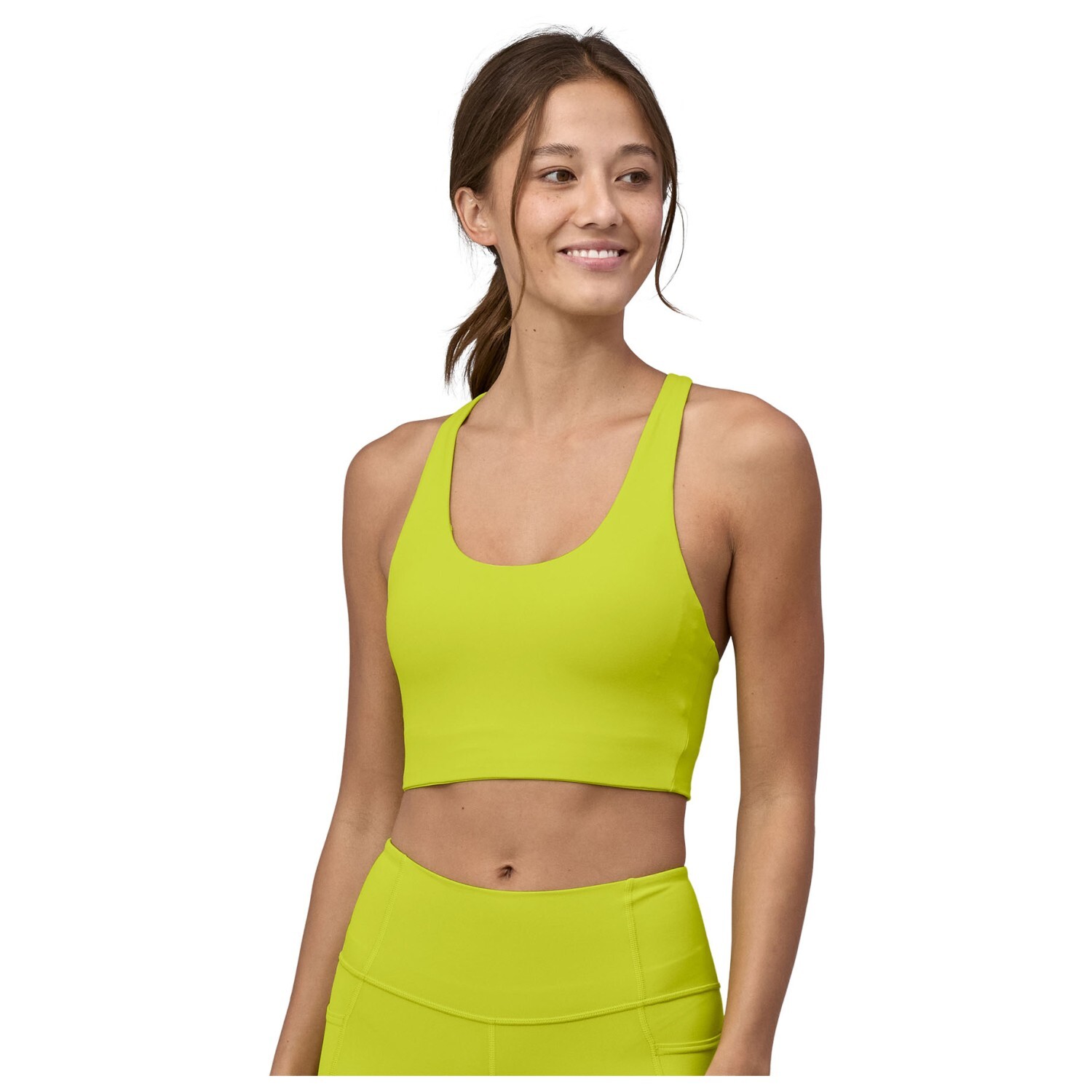 Спортивный бюстгальтер Patagonia Women's Maipo Mid Impact Bra, черный — фото 3