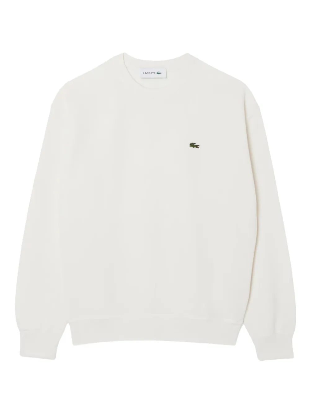 

Свитер с нашивкой-логотипом Lacoste, белый