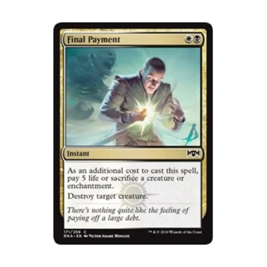 

CCG Окончательный платеж (К), MTG - Ravnica Allegiance