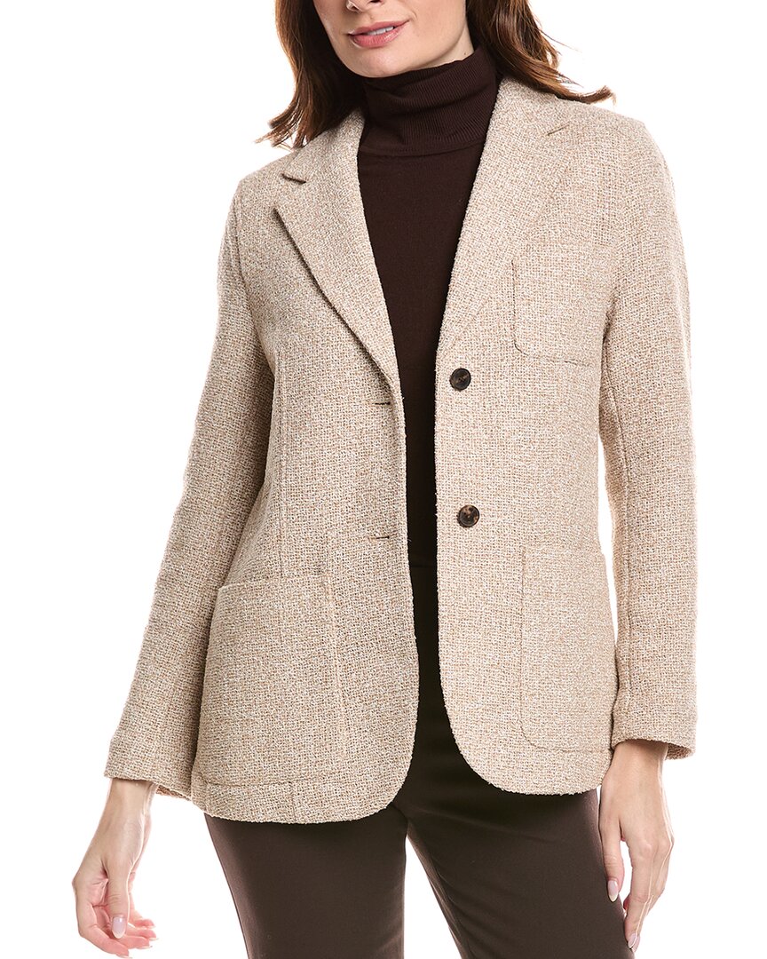 

Блейзер Lafayette 148 New York с тремя карманами Lafayette 148 New York, коричневый