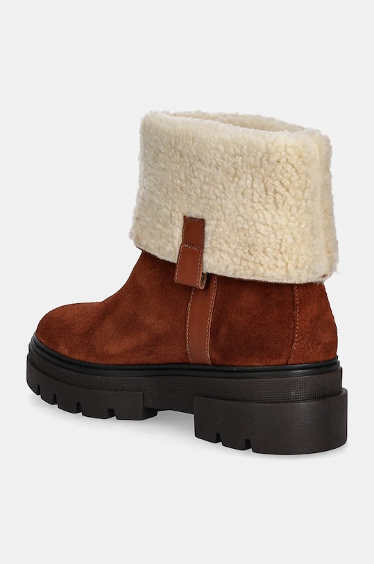Замшевые ботинки Faux Fur Suede Roll-Down Boot Tommy Hilfiger, коричневый — фото 3