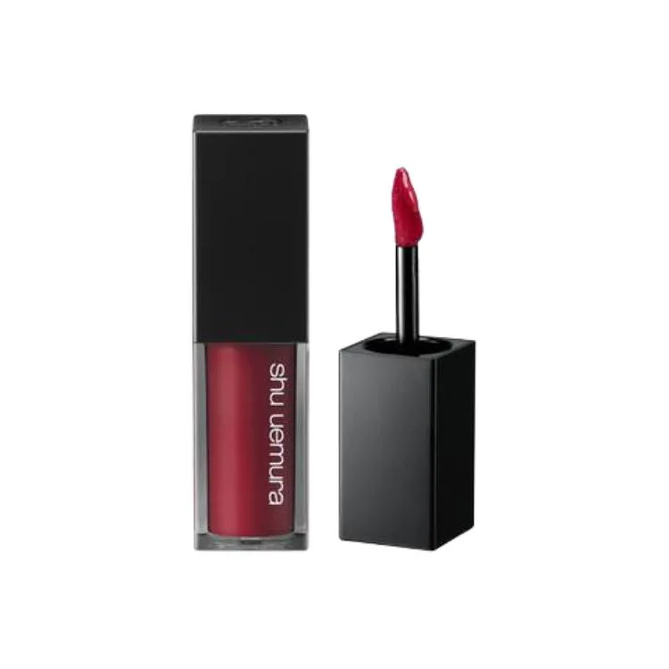 Shu Uemura Блеск для губ шелковистый nude питательный стойкий 5,6 г подарок на день рождения, #RD 146 Wild Red Berry