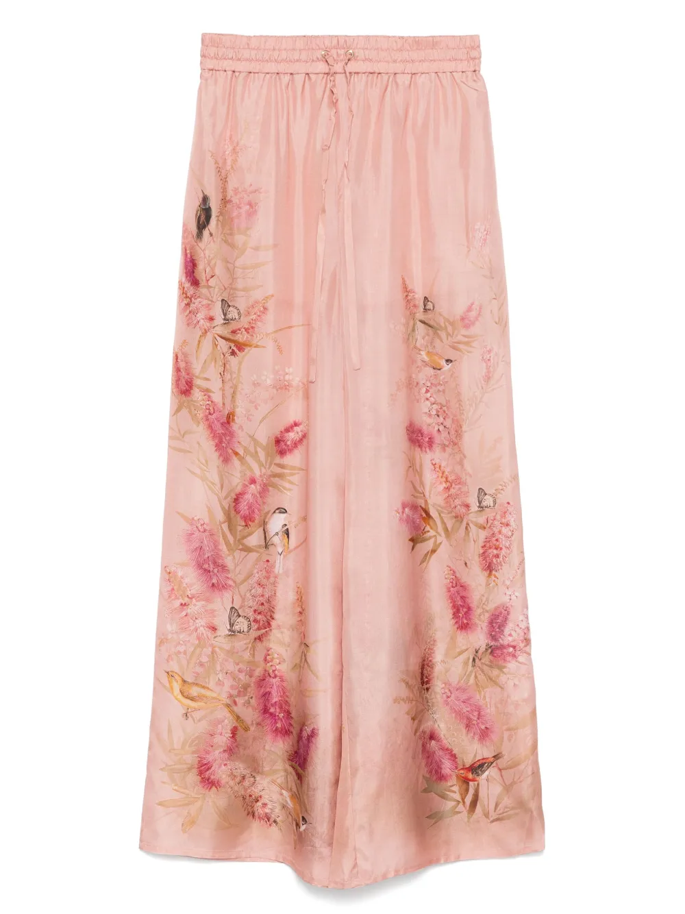 

Каскадные брюки ZIMMERMANN, розовый