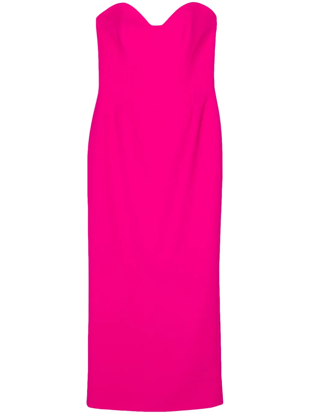 

Креповое платье миди Paloma The New Arrivals Ilkyaz Ozel, розовый