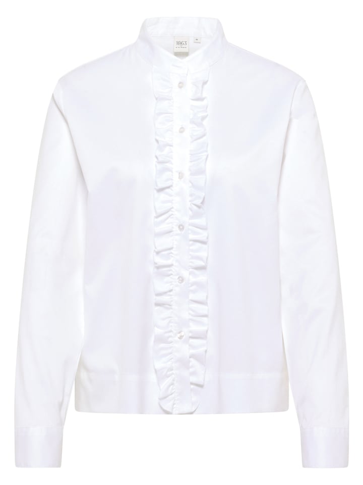 

Eterna Блузка свободного кроя, кремового цвета