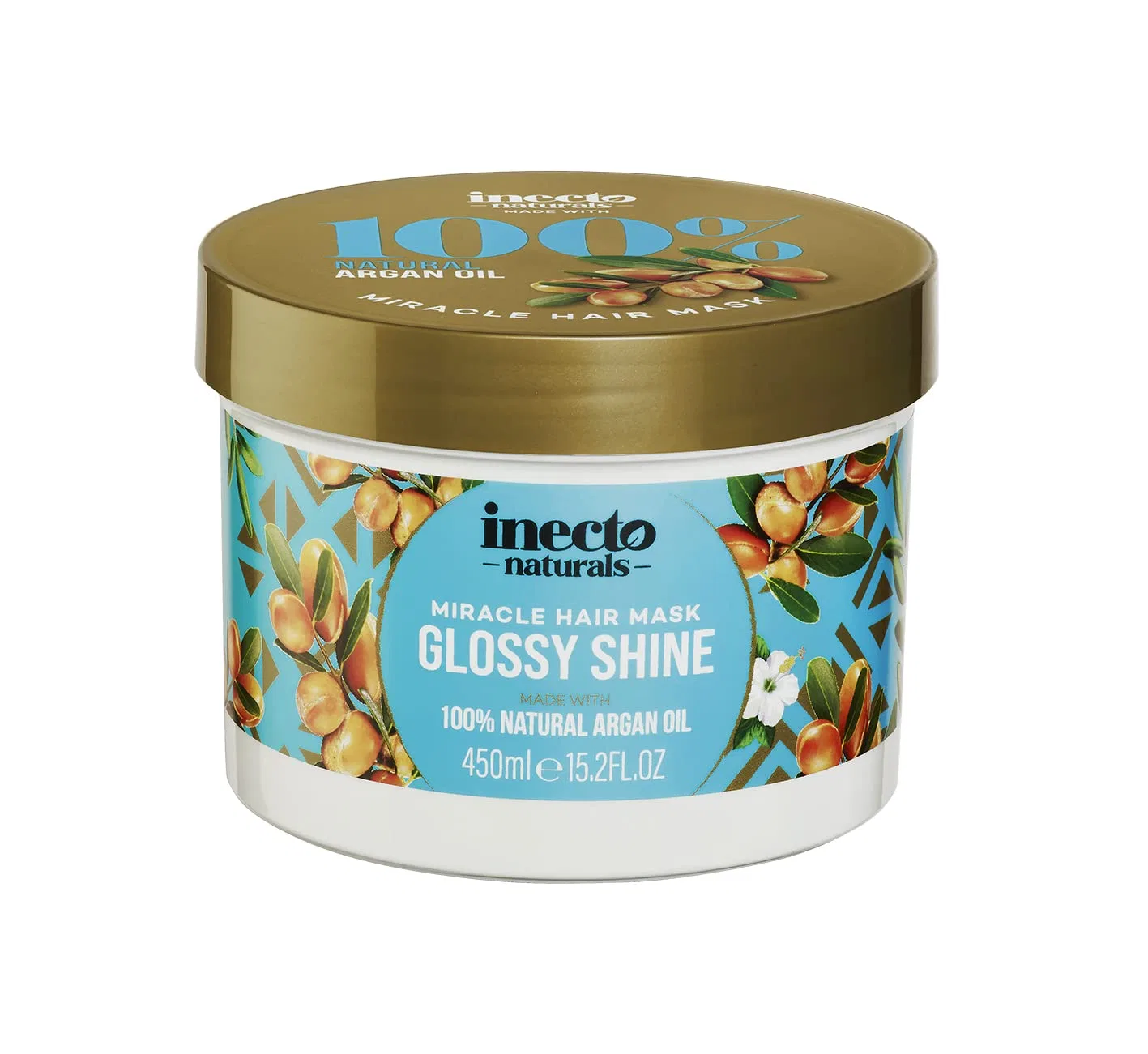 Маска для волос INECTO Glossy Shine Argan Miracle 450 мл Inecto