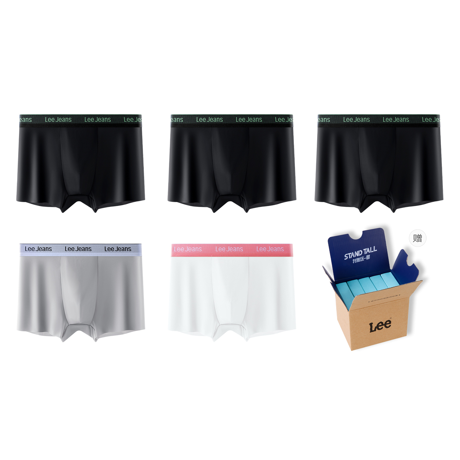 

Мужские трусы-боксеры Lee, белый