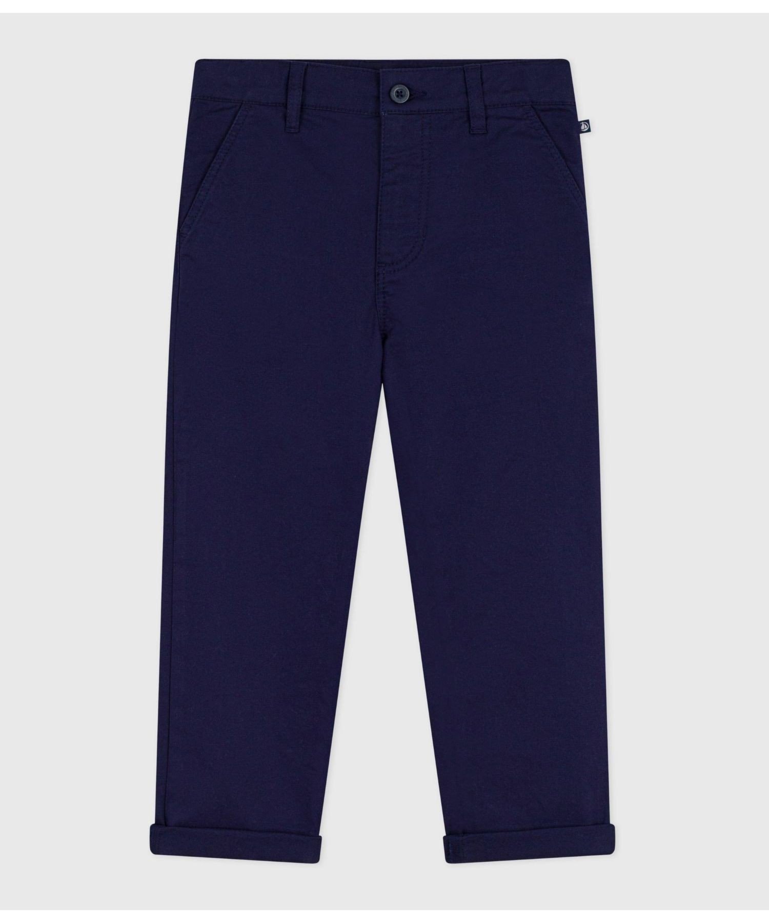 Брюки из саржи PETIT BATEAU, Blue — фото 4