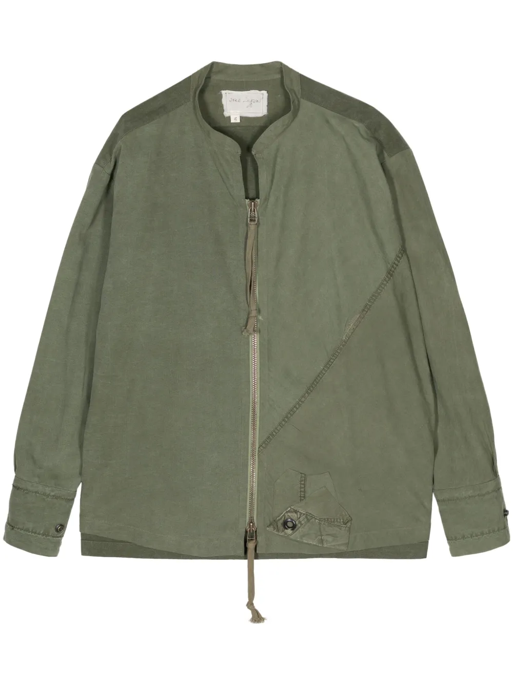 

Куртка на молнии Greg Lauren, зеленый