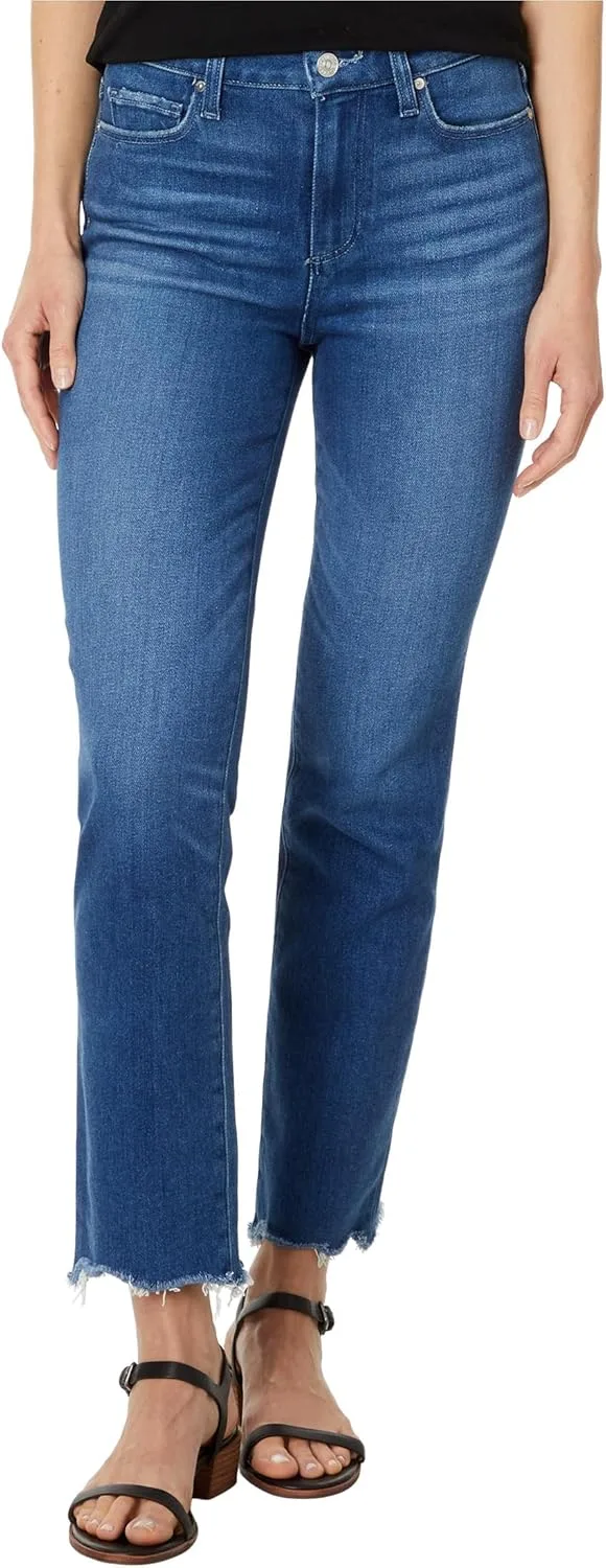 

PAIGE Women's White Noise Grand Hem Jeans