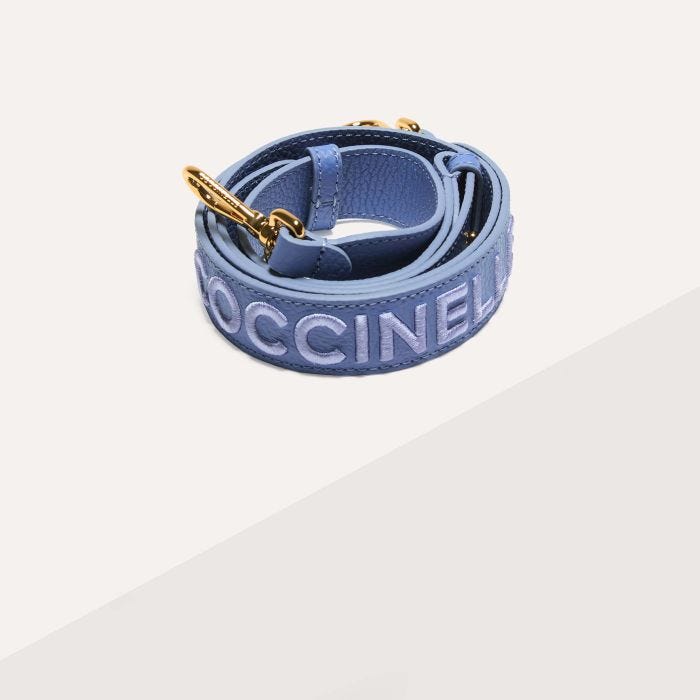 

Ремень Coccinelle Embroidery Logo, цвет Azul
