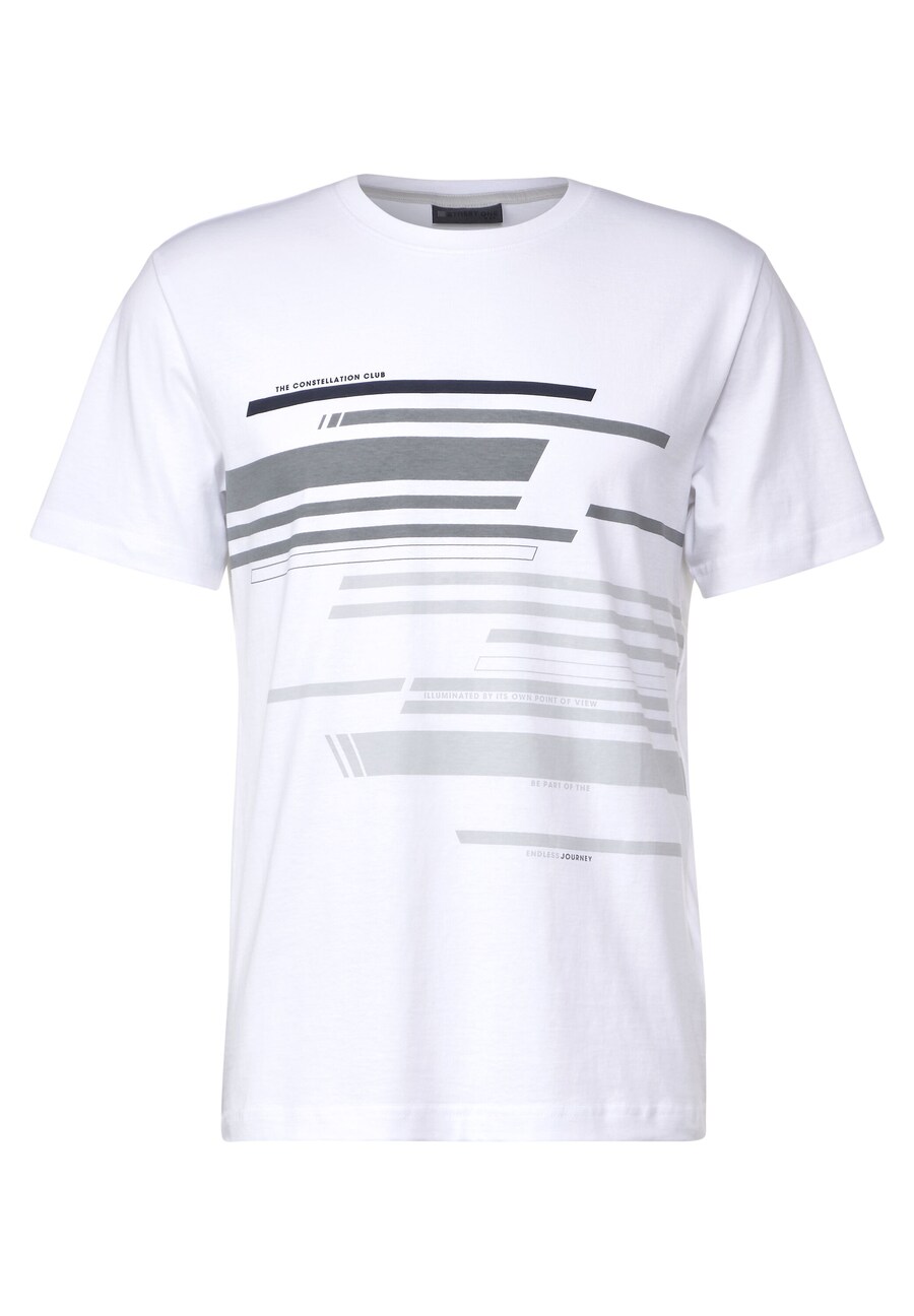 

Классическая футболка Street One MEN Shirt, белый