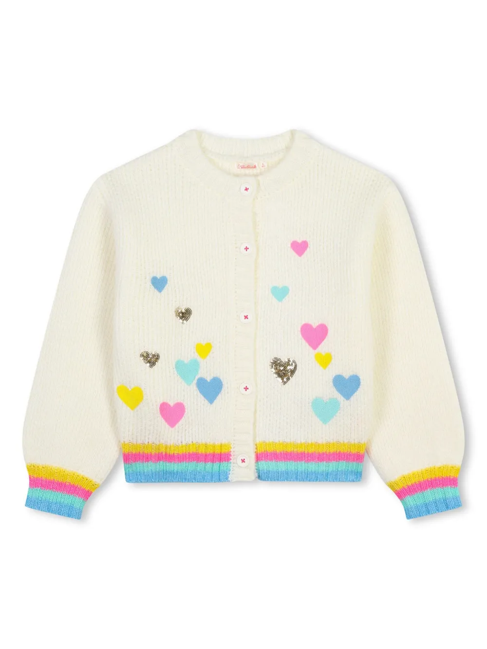 

Кардиган с пайетками Billieblush, белый