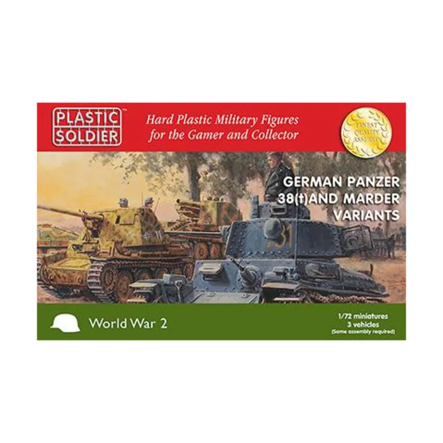 

Варианты Panzer 38T и Marder, WWII Miniatures - Germany (1:72)