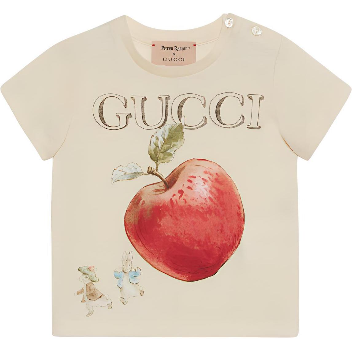 

Футболка для малышей и детей ясельного возраста GUCCI, экрю