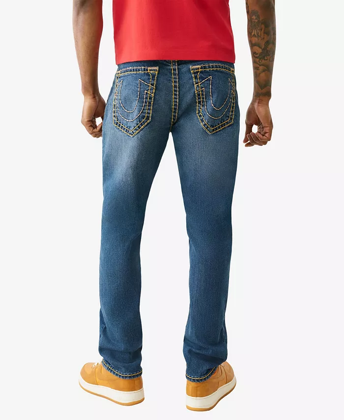 

Мужские узкие джинсы Rocco Super T без отворотов True Religion, синий