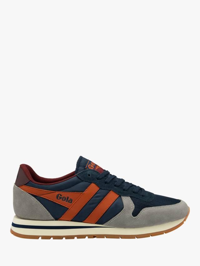 

Классические кроссовки daytona на шнуровке Gola, цвет Navy/Cement/Orange