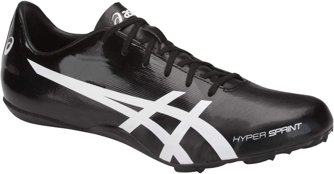 Кроссовки Asics Hyper Sprint 5 Running Spikes, Black White — фото 4