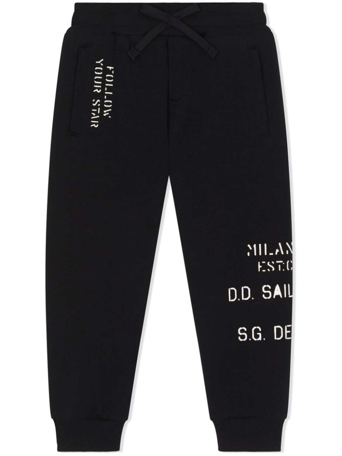

Dolce & Gabbana спортивные брюки с надписью, синий