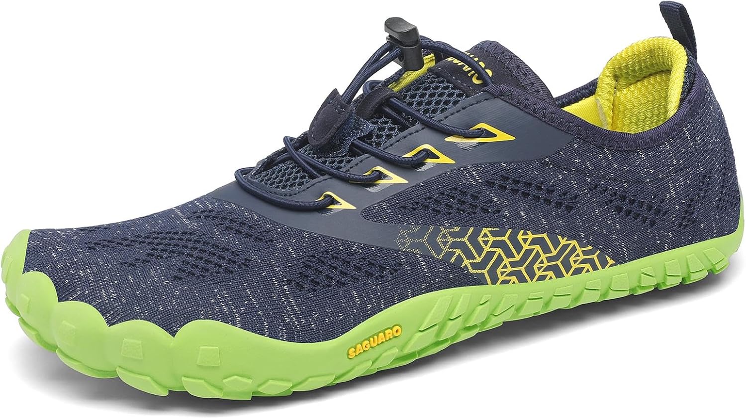 

SAGUARO Женские и мужские кроссовки для бега, минималистичные кроссовки для трейлраннинга, с широким носком и нулевым перепадом высоты подошвы, для кросс-тренинга на открытом воздухе, синий